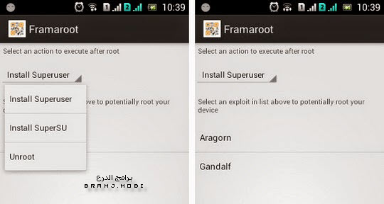 طريقة عمل الرووت بواسطة برنامج Framaroot طريقة عمل الرووت بواسطة برنامج Framaroot